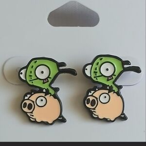Invader Zim GIR Earrings